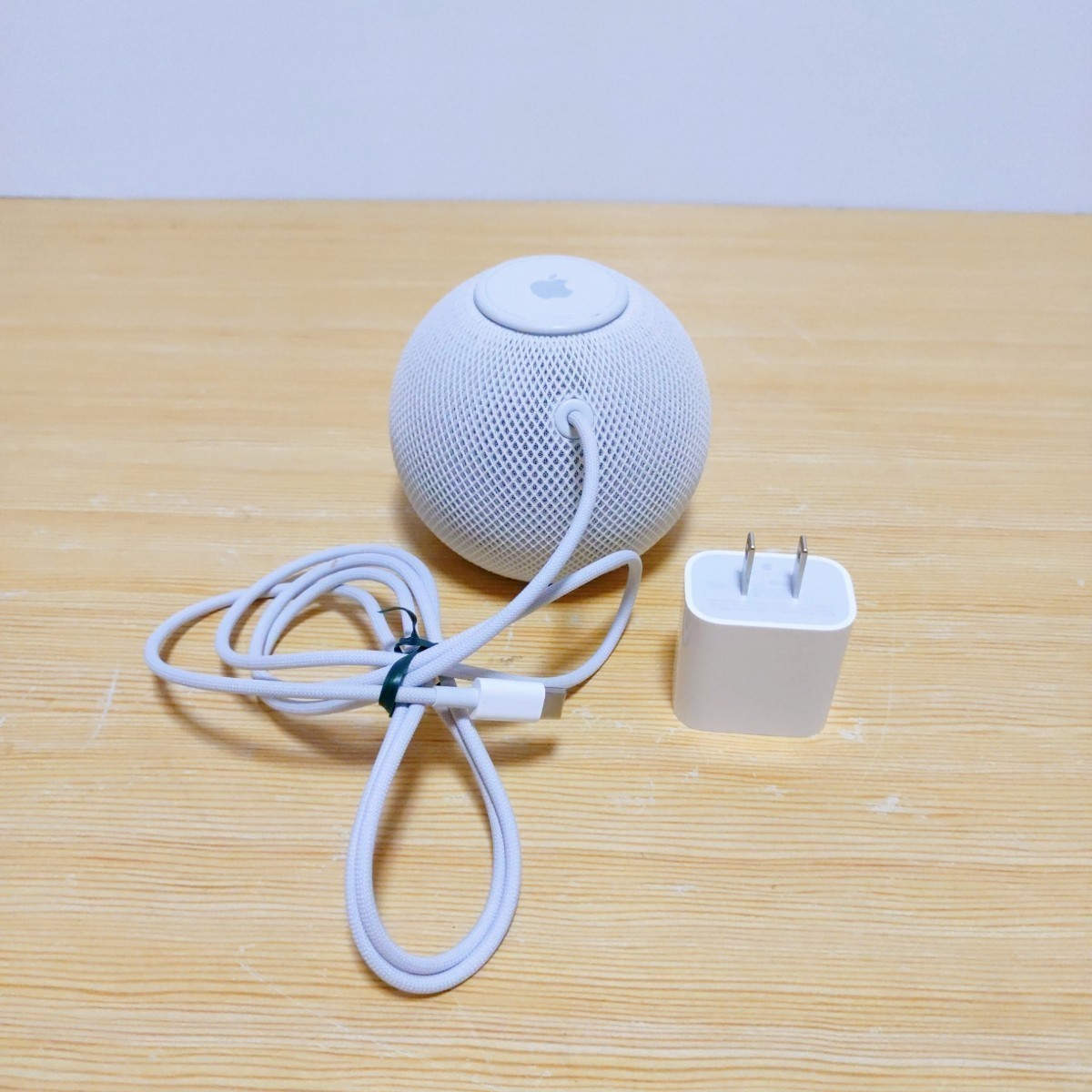 Apple HomePod mini A2374 / MY5H2J/A ホワイト（現状品）(スマート