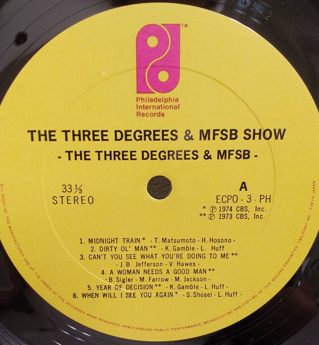 匿名・送料無料！　ザ・スリー・ディグリーズ/The Three Degrees　LPセット　「荒野のならず者/DIRTY OL MAN　Live In Japan」」