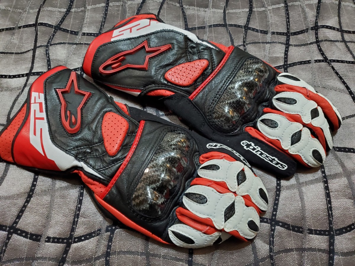 【L】アルパインスターズ　グローブ　SP-2 ほぼ未使用　alpine stars SP2 GLOVE バイク ライディング ライダース_画像1