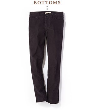 [..... san have on ]Levi\'s312 PREMIUM WARM SHAPING SLIM CORDS black pants W26