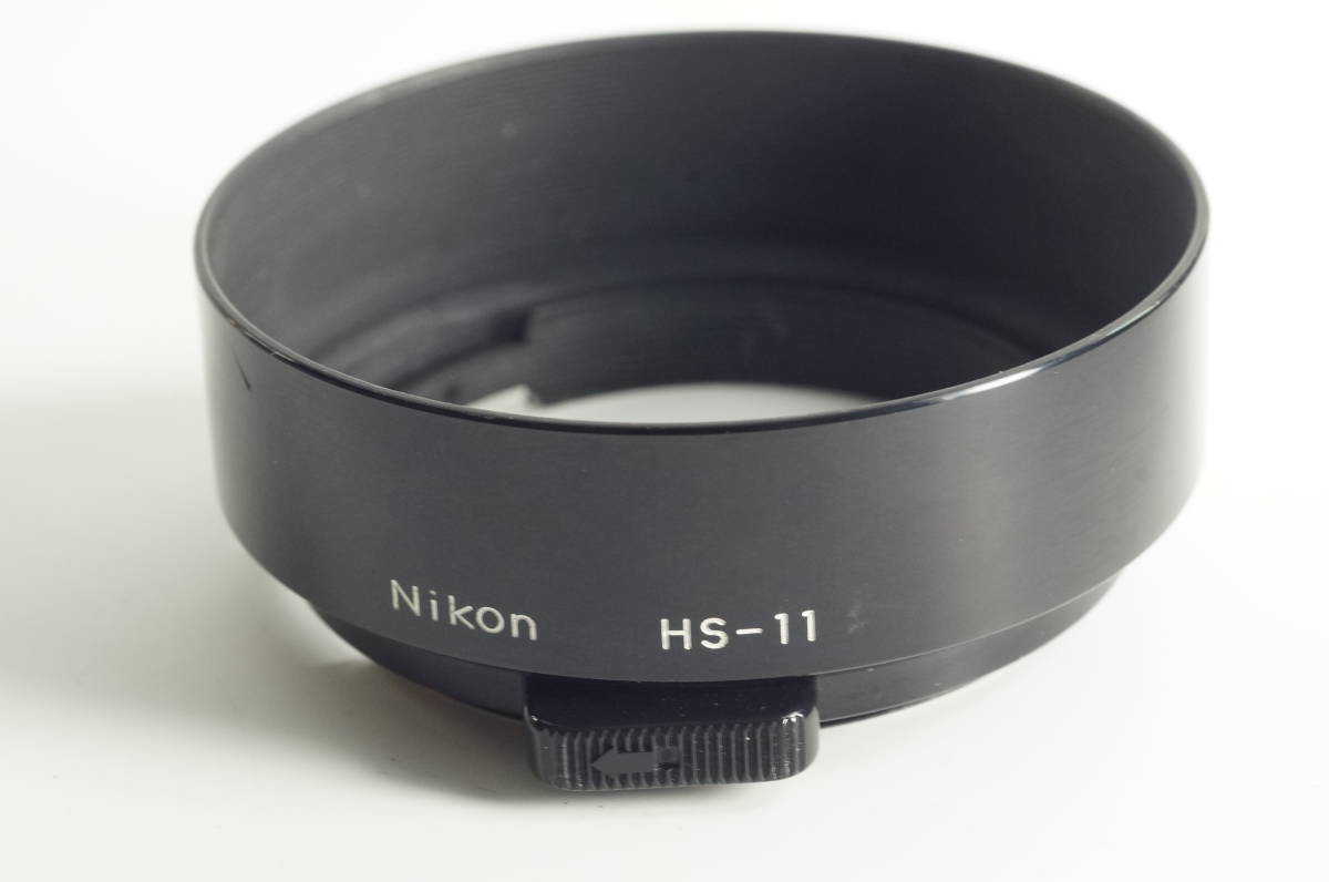 hiA-01★送料無料 美品★Nikon HS-11 Ai-S Ai 50mm F1.8用 ニコン メタルフード レンズフード_画像1