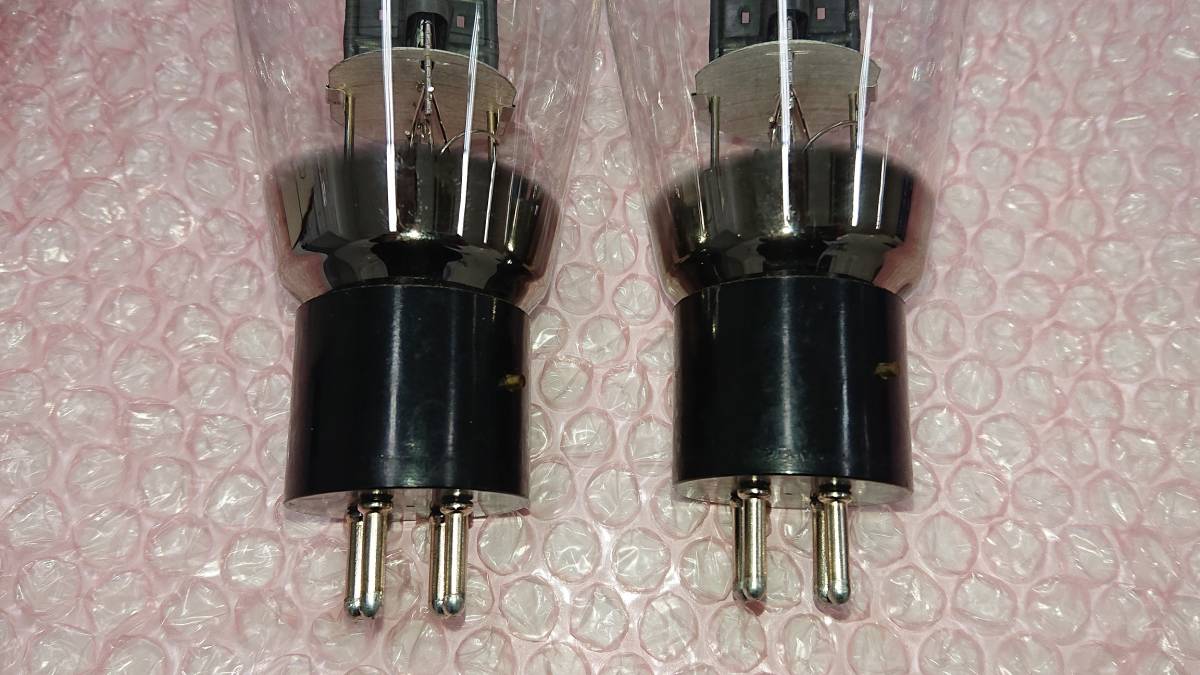 Western Electric ３００Ｂ　８８年製　中古　２本 原文:Western Electric ３００Ｂ　８８年製　中古　２本