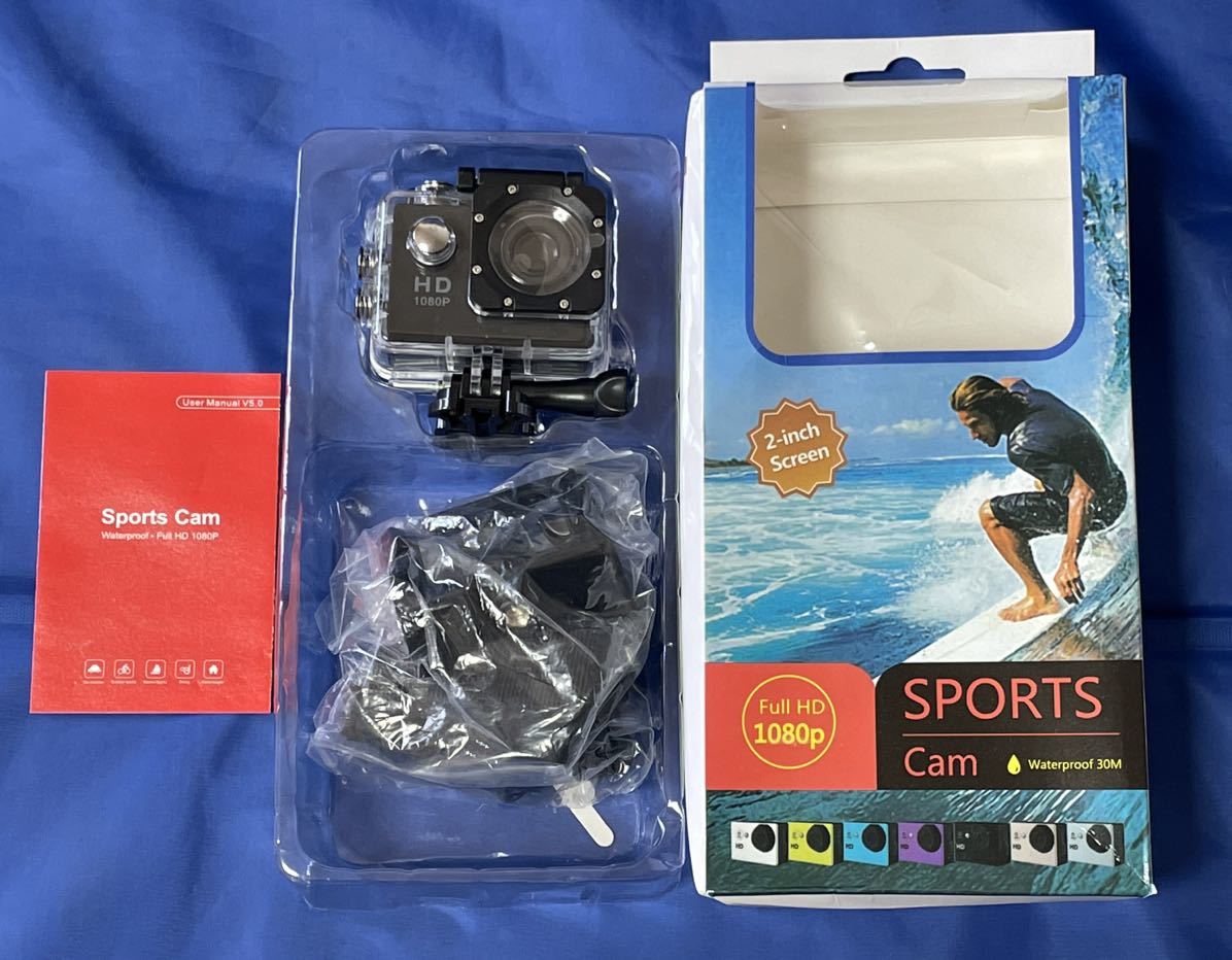 FULL HD・1080P・アクションカメラ・ドライブレコーダー・スポーツカムSPORTS CAM・防水ケース付・スポーツカメラ _画像1