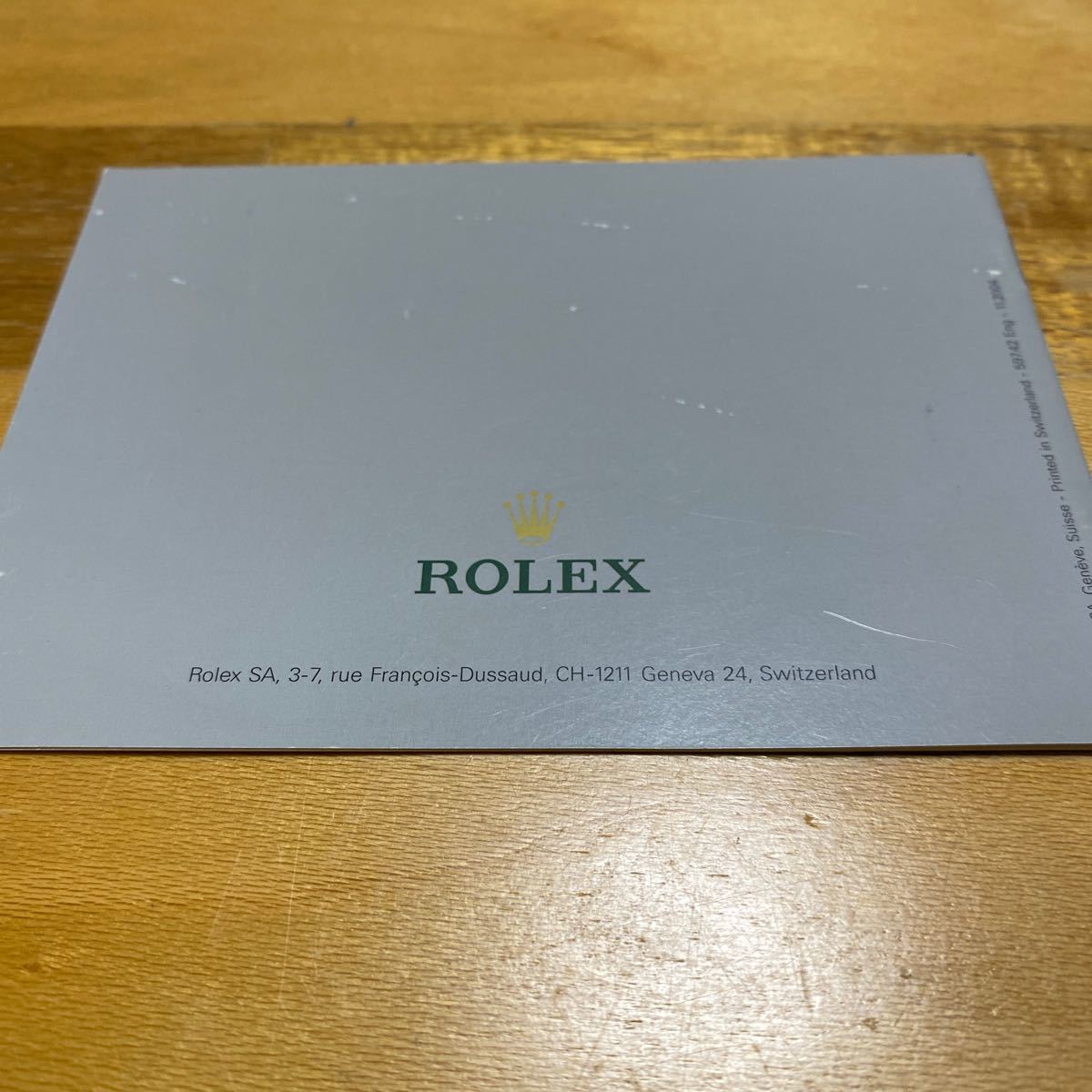 3471【希少必見】ロレックス エクスプローラー冊子 取扱説明書 2004年度版 ROLEX EXPLORER_画像2