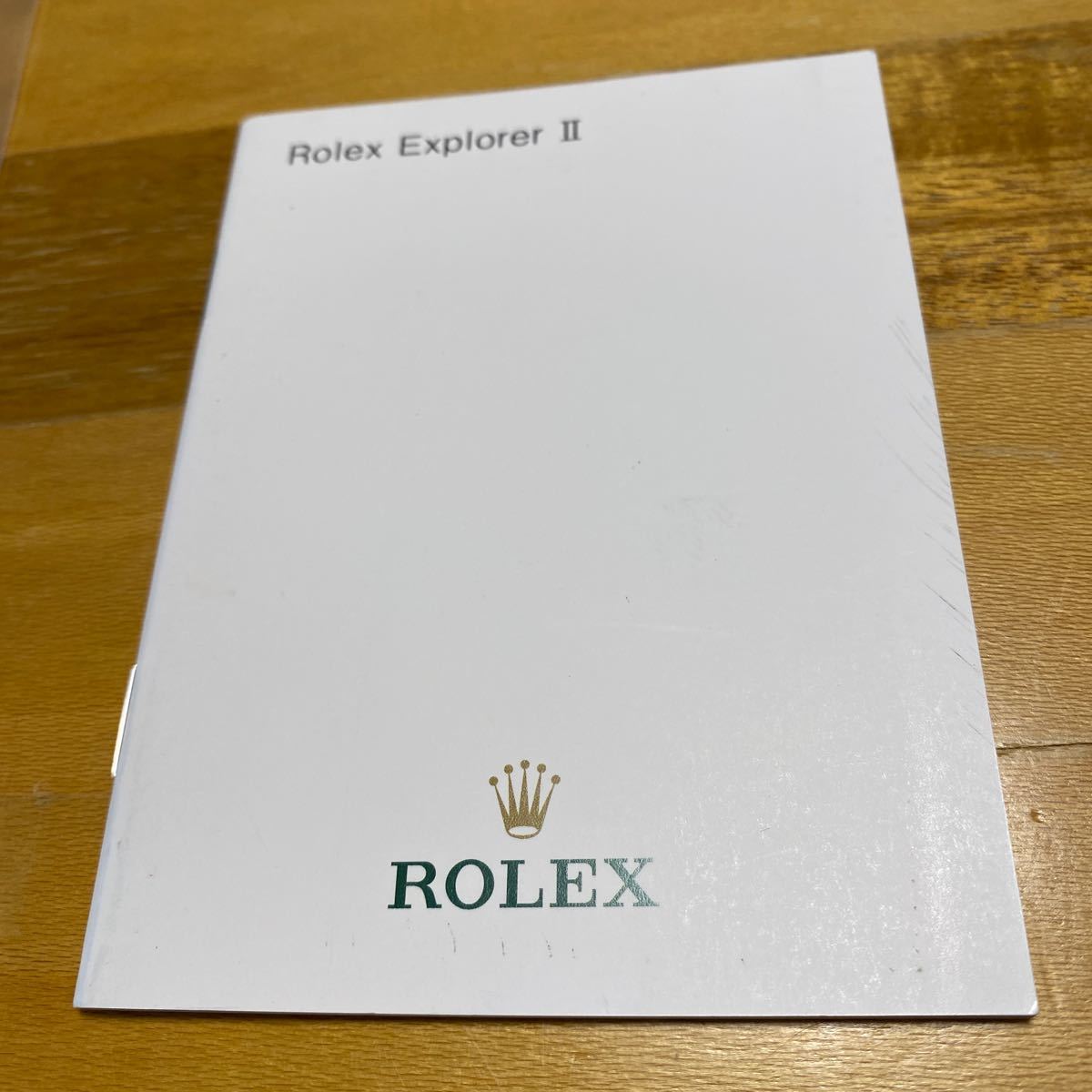 3515【希少必見】ロレックス エクスプローラーII 冊子 取扱説明書 2011年度版 ROLEX EXPLORER II_画像1