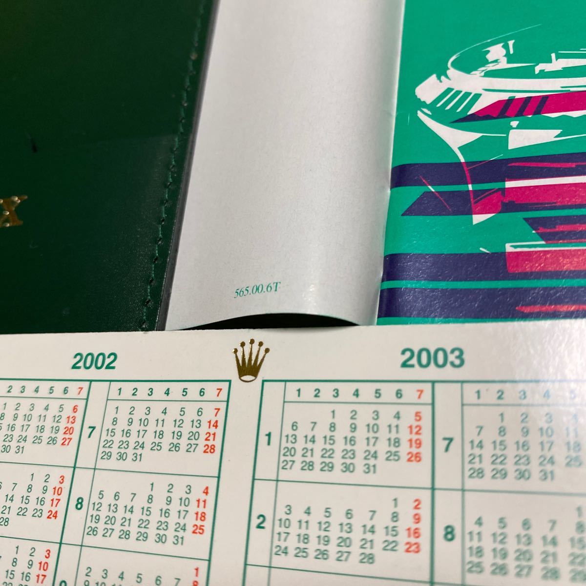 3543【希少必見】ロレックス カレンダー カードケース 冊子 3点セット Rolexの画像3