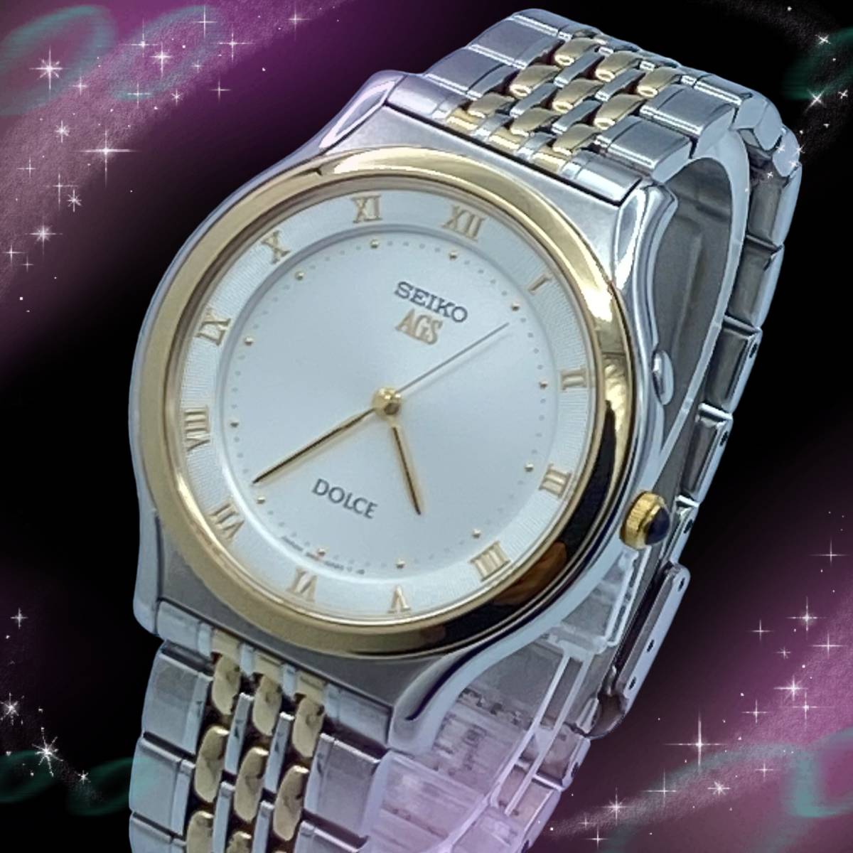 美品 稼働品》 セイコー SEIKO ドルチェ DOLCE AGS 自動巻 AT