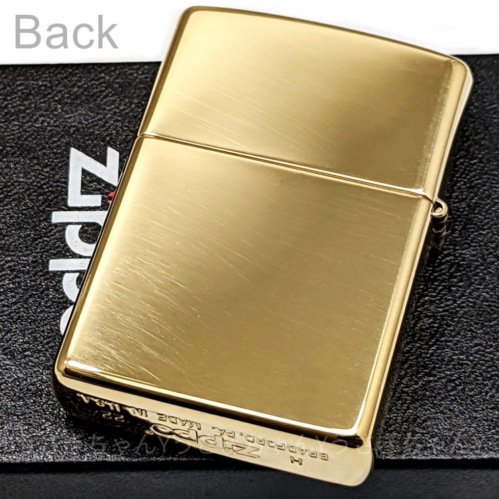 zippo★ゴールドポリッシュ★ソリッドブラス★ジッポ ライター_画像2