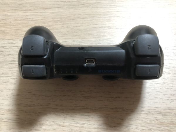 PS3 周辺機器 動作確認済み SIXAXIS ワイヤレス コントローラー ブラック 【管理 16558】【B】の画像3