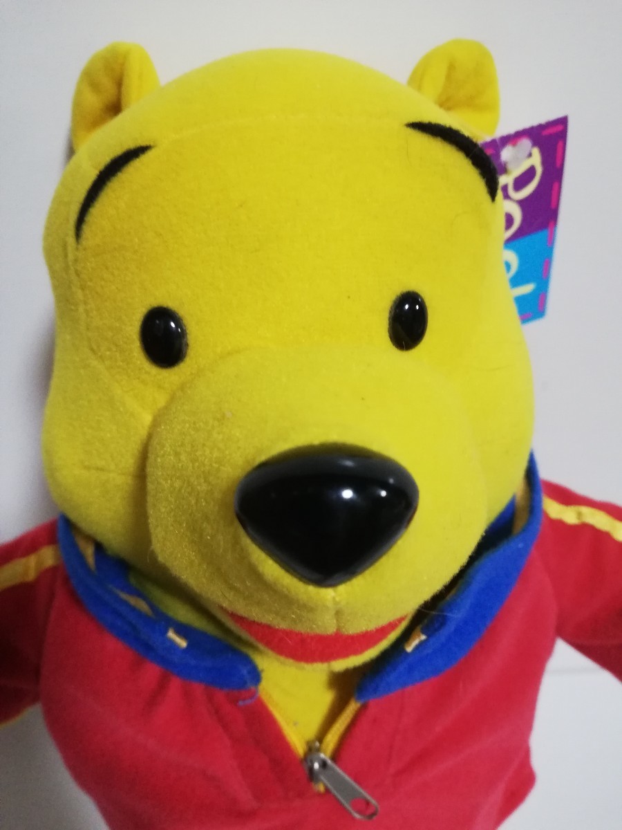 【訳あり！激安！】ディズニー くまのプーさん pooh ぬいぐるみ スポーツ服 約30cm_画像3