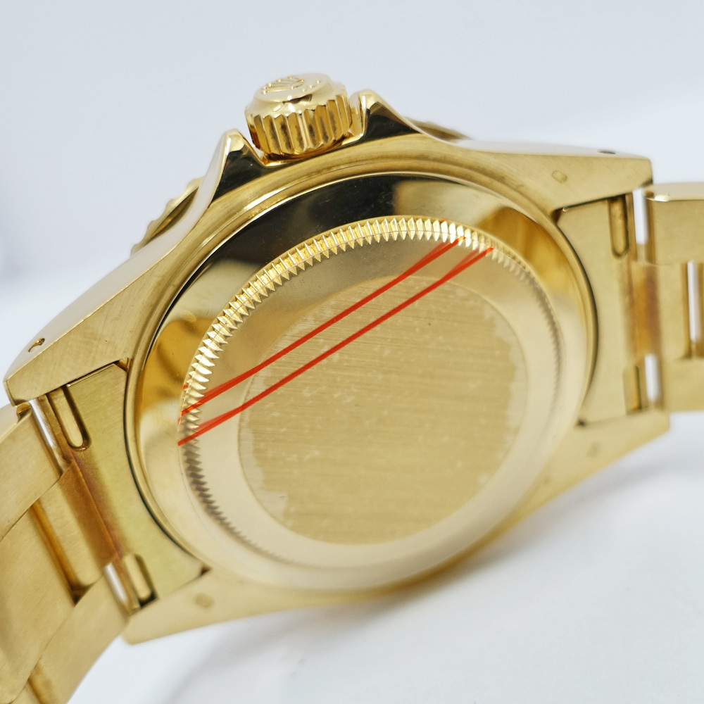 【栄】仕上済 ROLEX ロレックス ヨットマスター 16628 X番 トリチウム ホワイト YG 750 メンズ 腕時計 自動巻き 男_画像4