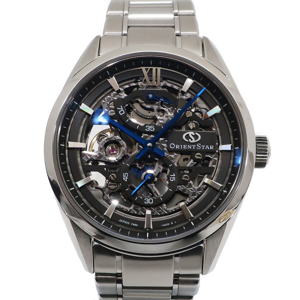 【天白】オリエントスター コンテンポラリー スケルトン RK-AZ0102N 未使用 手巻 メンズ 腕時計
