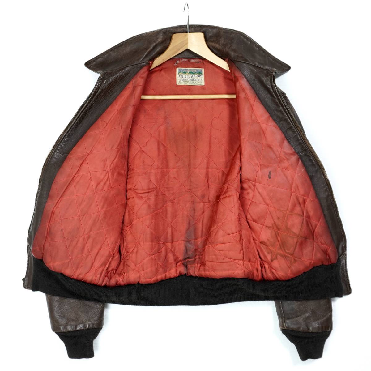 CALIFORNIAN A-2 Leather Jacket 1950s 304144 Vintage CALIFORNIAN A-2 Leather Jacket 1950s 304144 Vintage