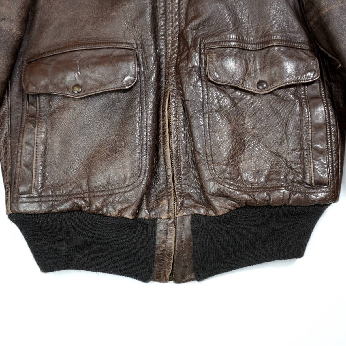 CALIFORNIAN A-2 Leather Jacket 1950s 304144 Vintage カリフォルニアン レザージャケット 1950年代 ヴィンテージ ホースハイド