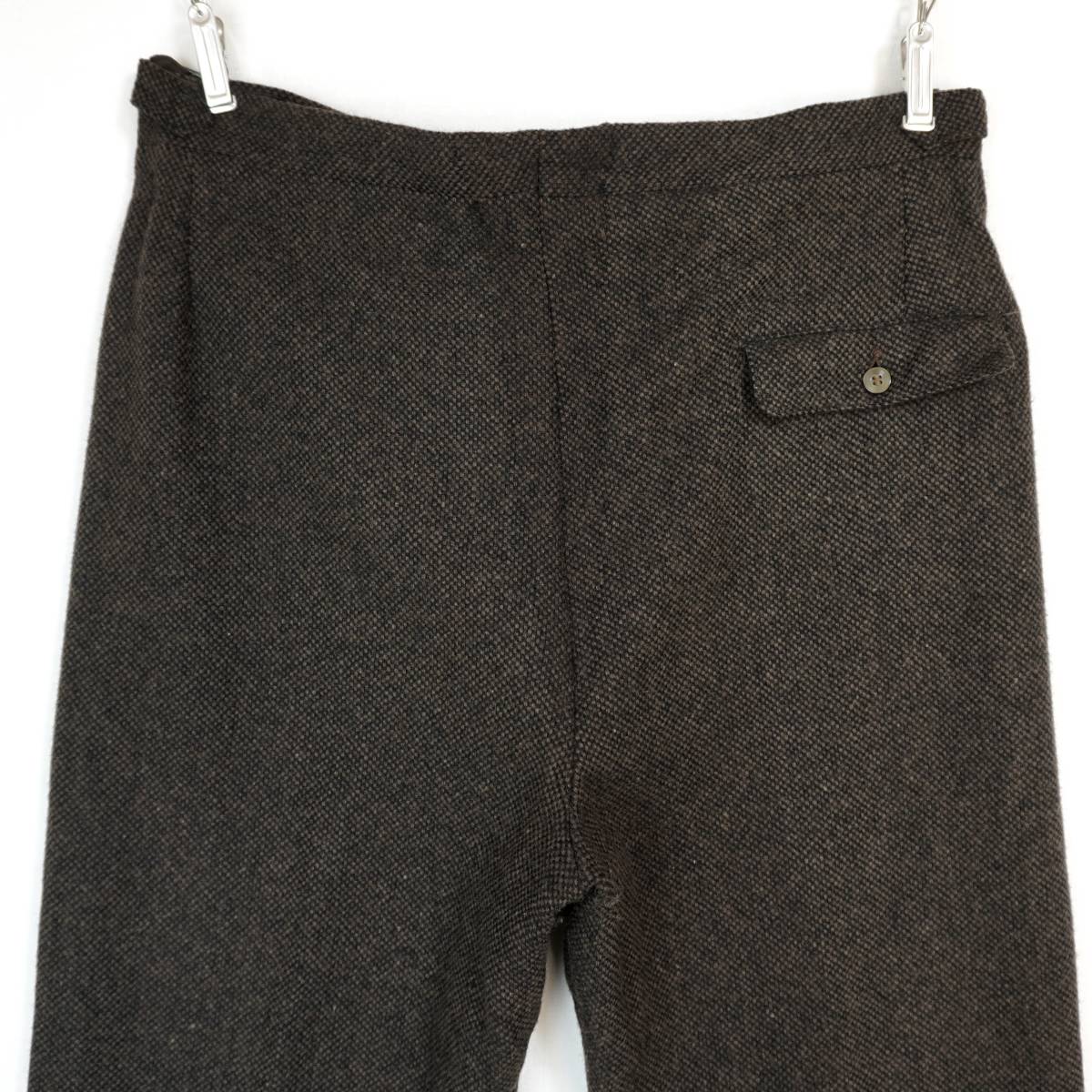 No Brand Vintage Wool Pants 1950s BR231002 ヴィンテージパンツ ウールパンツ 1940年代 1950年代 ヴィンテージ 針刺し バックル_画像5