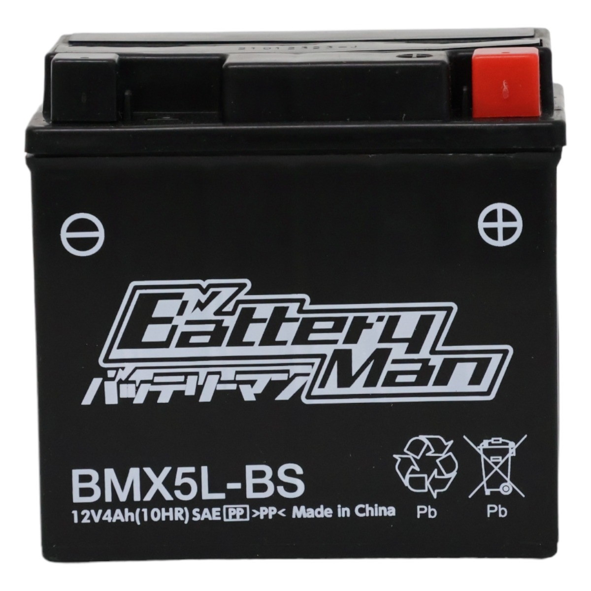バイクバッテリー YTX5L-BS 互換 バッテリーマン BMX5L-BS 液入充電済 FTX5L-BS CTX5L-BS STX5-BS 密閉型MFバッテリー アドレスV_画像4