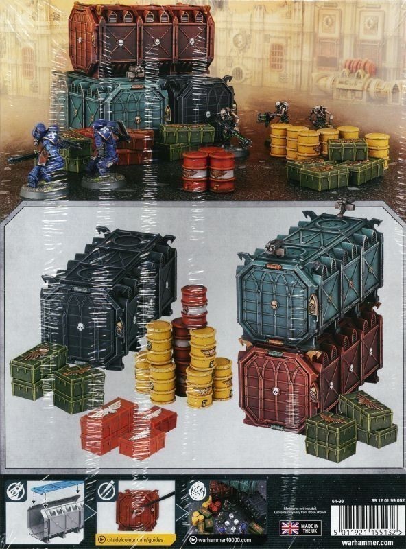 【情景モデル】ミュニトラム アーマード・コンテナ Munitorum Armoured Containers[64-98][WARHAMMER40,000]ウォーハンマー