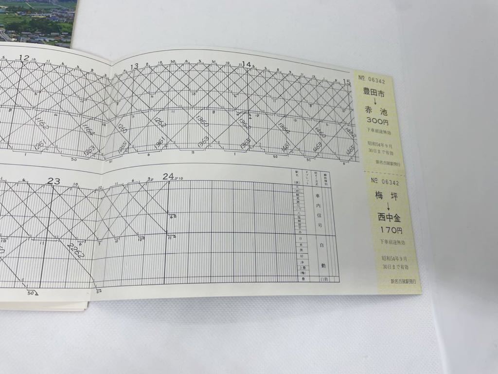 名鉄　豊田新線開通 記念きっぷ 切符　当時物_画像2