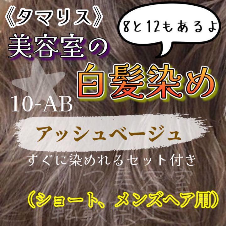 タマリス　白髪染めセット　アッシュベージュ10-AB