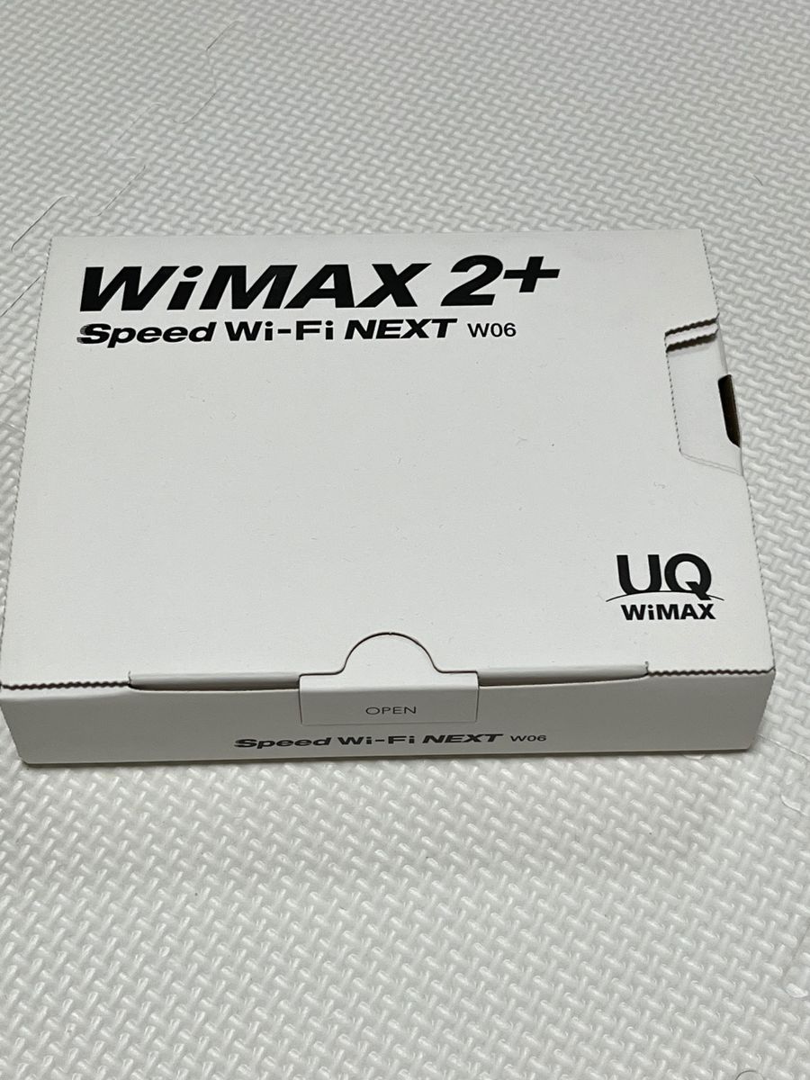 WiMAX2+　 SPEED Wi-Fi NEXT　W06 モバイルルーター