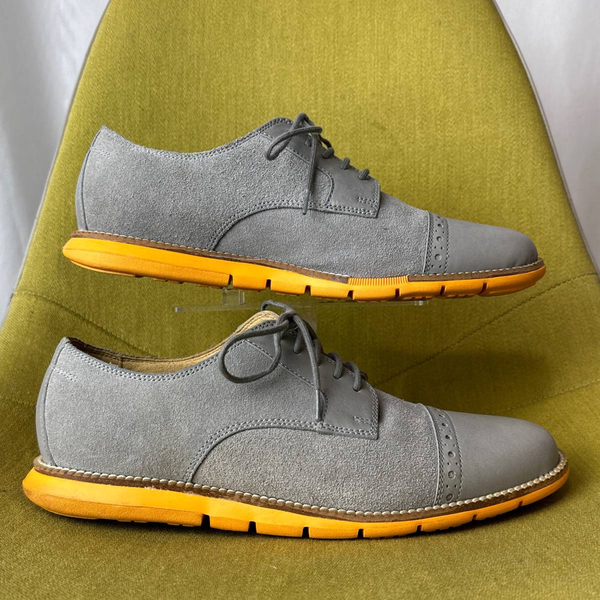 美品 COLE HAAN GRAND コールハーン ストレートチップコンビレザーシューズ 7.5 M 25.5相当 ビジネス スニーカー_画像5