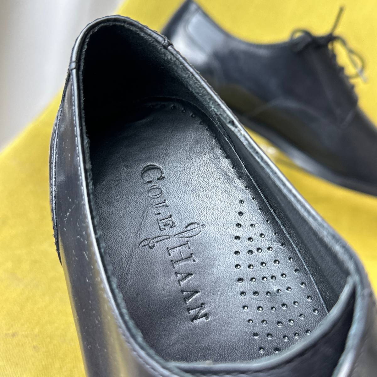 未使用 COLE HAAN コールハーン プレーントゥレザーシューズ 7.5 J 25.5 相当 ビジネス スニーカー_画像6