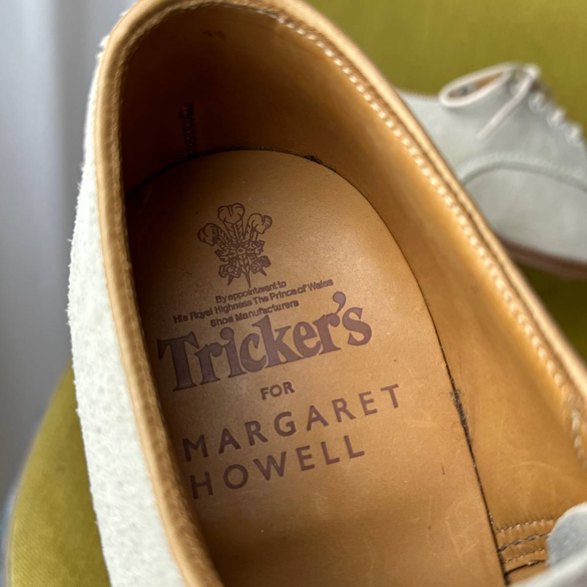 未使用 Tricker’s × MARGARET HOWELL M7262 レペロスエードレザー ストレートチップシューズ 7.5 fitting5 英国製 26.0相当 ビジネス_画像6