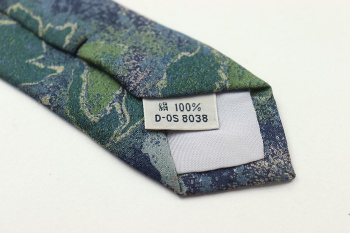  Renoma brand necktie silk total pattern men's green renoma