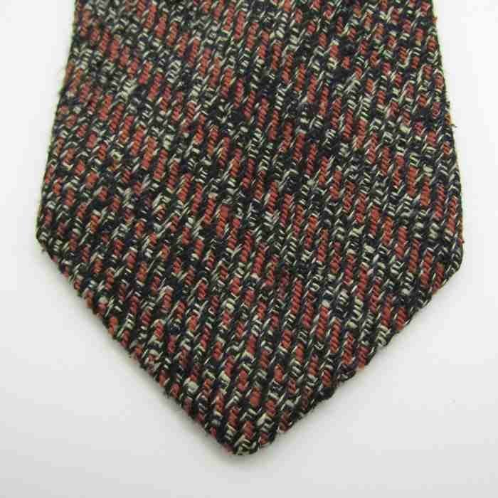 [ beautiful goods ] Issey Miyake ISSEY MIYAKE total pattern silk dot pattern made in Japan men's necktie black 