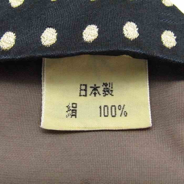 [ beautiful goods ] I m Pro duct im product Issey Miyake dot pattern silk fine pattern pattern line pattern made in Japan men's necktie black 