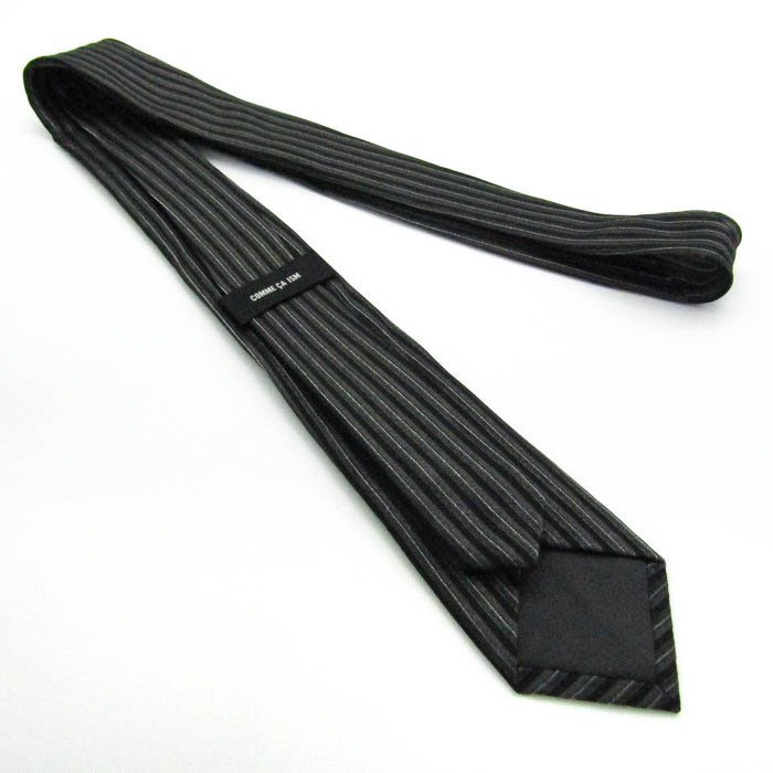 [ beautiful goods ] Comme Ca Ism COMME CA ISM stripe pattern line pattern five fox men's necktie gray 