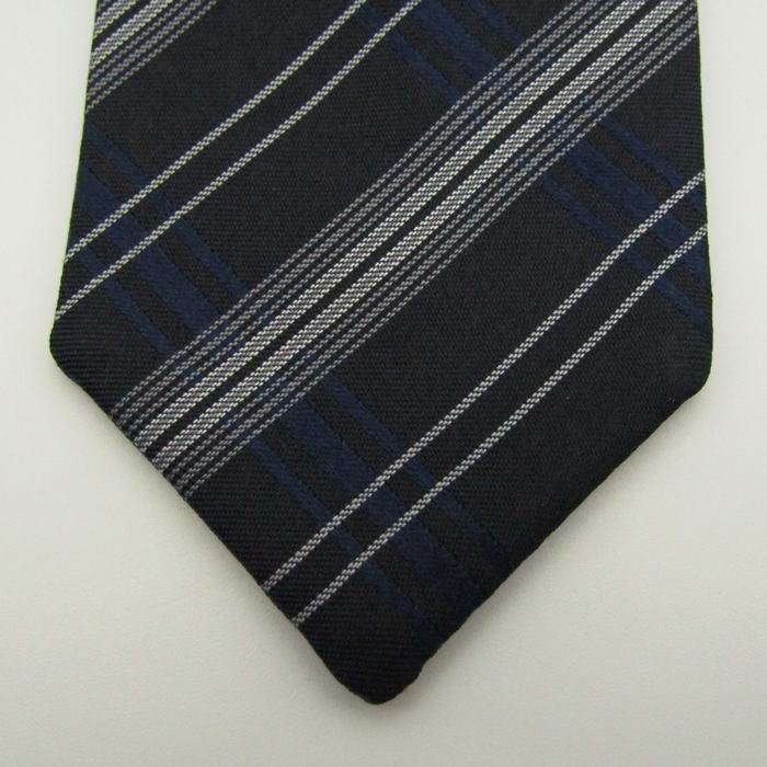 [ beautiful goods ] Comme Ca Ism COMME CA ISM stripe pattern sill Klein pattern narrow tie men's necktie navy 