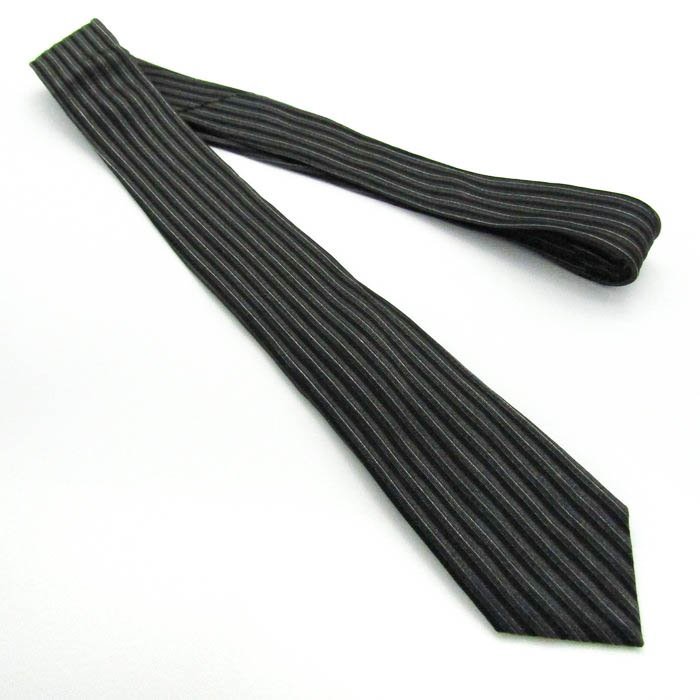 [ beautiful goods ] Comme Ca Ism COMME CA ISM stripe pattern line pattern five fox men's necktie gray 