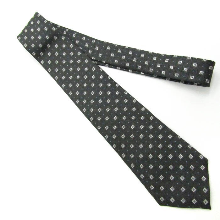 [ beautiful goods ] Comme Ca Ism COMME CA ISM fine pattern pattern silk dot pattern stripe pattern made in Japan five fox men's necktie gray 