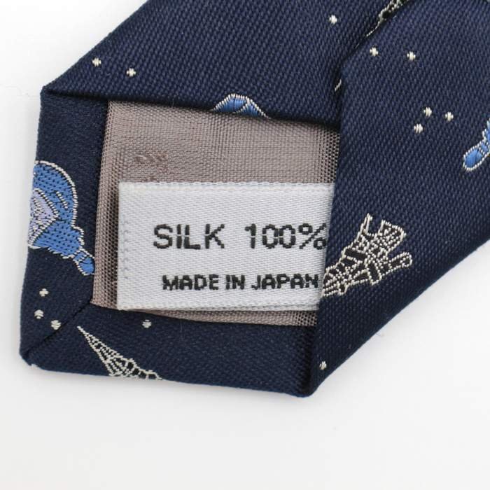 [ хорошая вещь ] Renoma renoma общий рисунок шелк точка рисунок сделано в Японии мужской галстук темно-синий 