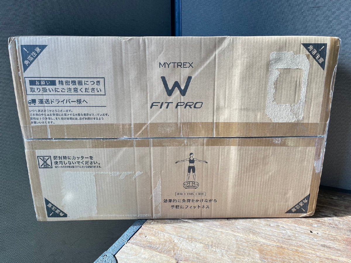 MYTREX マイトレックス MT-WFP20B [振動＆EMSフィットネスマシン MYTREX W FIT PRO] 未開封 箱痛み品_画像1