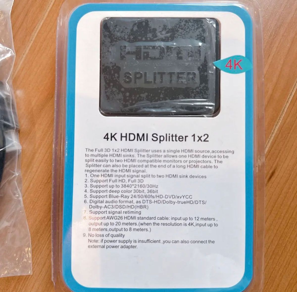 HDMI 分配器 1入力2出力 Sungale HDMI2.0 2画面同時出力