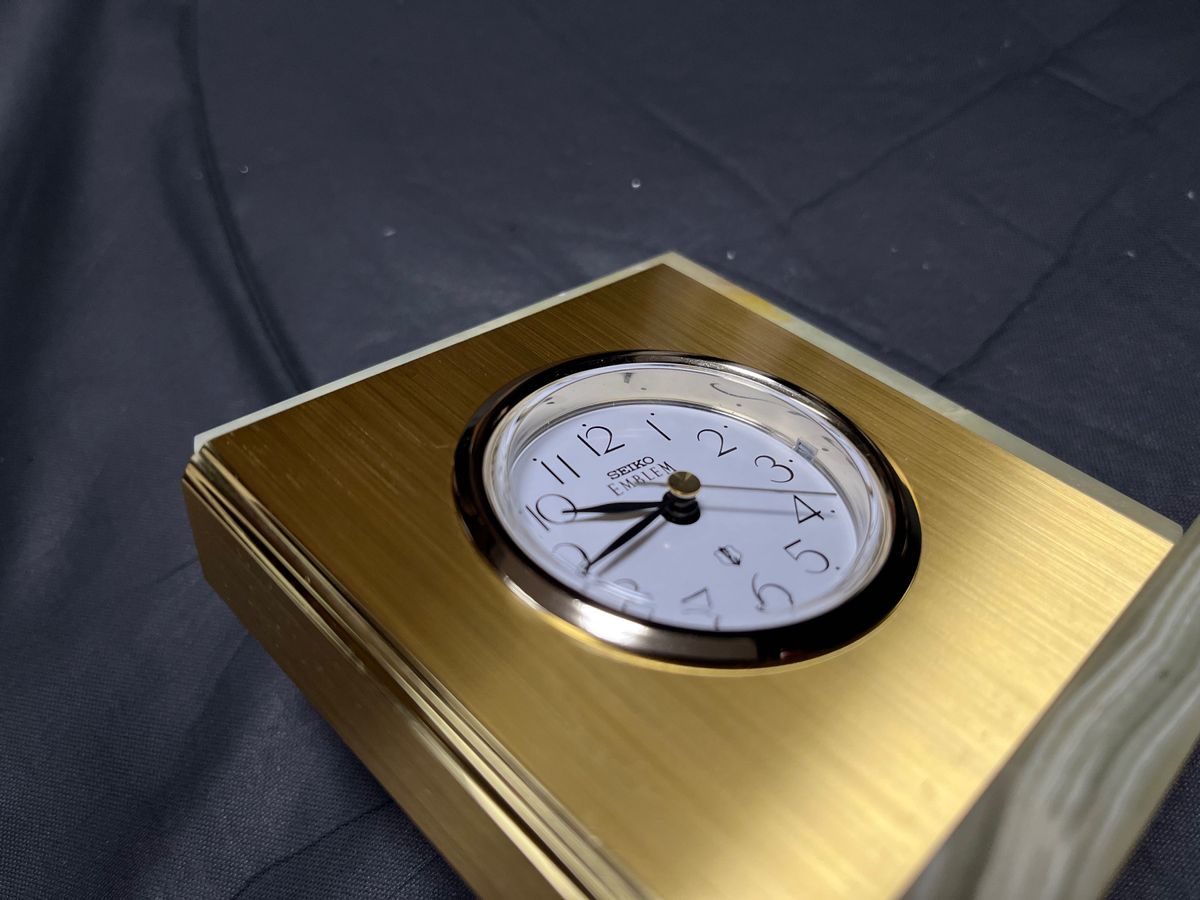 置き時計 セイコーエンブレム SEIKO EMBLEM|Yahoo!フリマ(旧 置き時計 セイコーエンブレム SEIKO EMBLEM|Yahoo!フリマ(旧