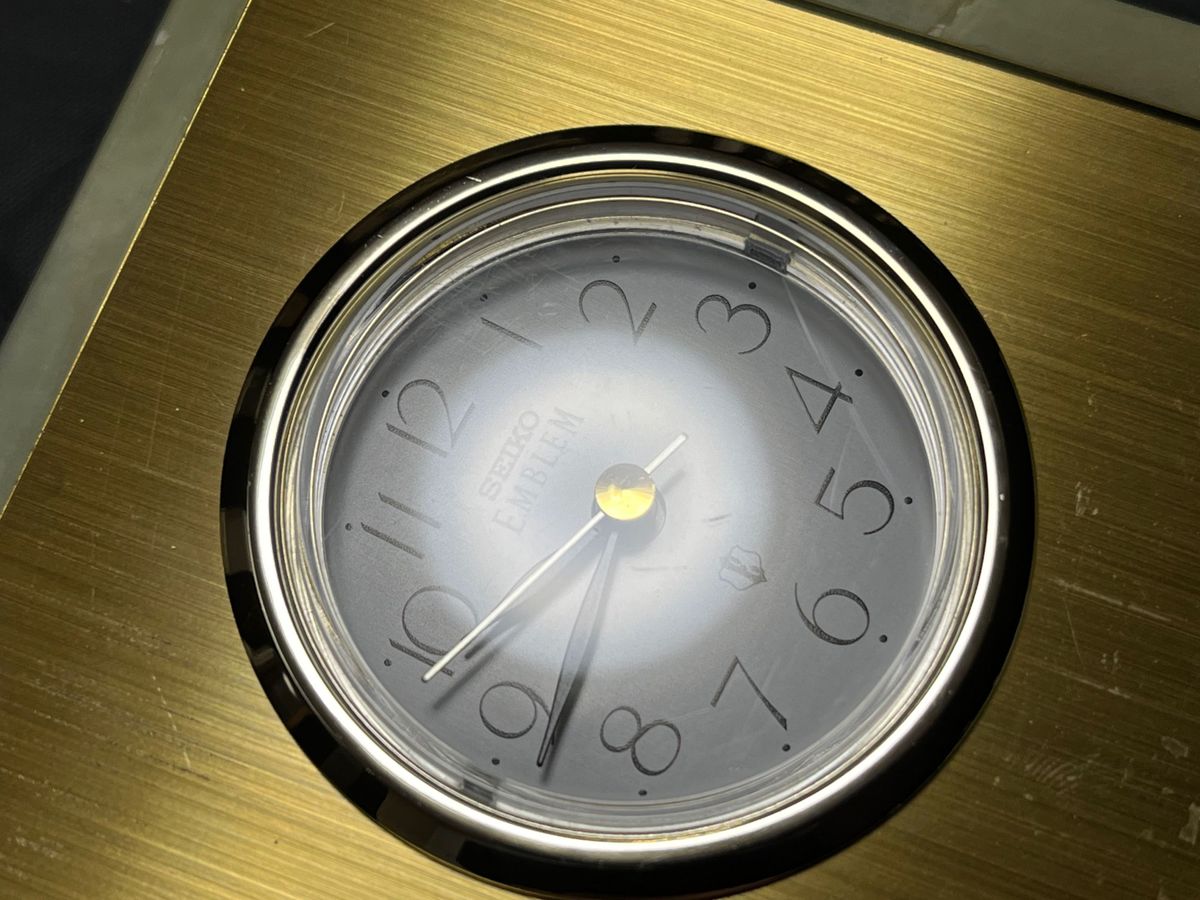 置き時計 セイコーエンブレム SEIKO EMBLEM|Yahoo!フリマ(旧 置き時計 セイコーエンブレム SEIKO EMBLEM|Yahoo!フリマ(旧