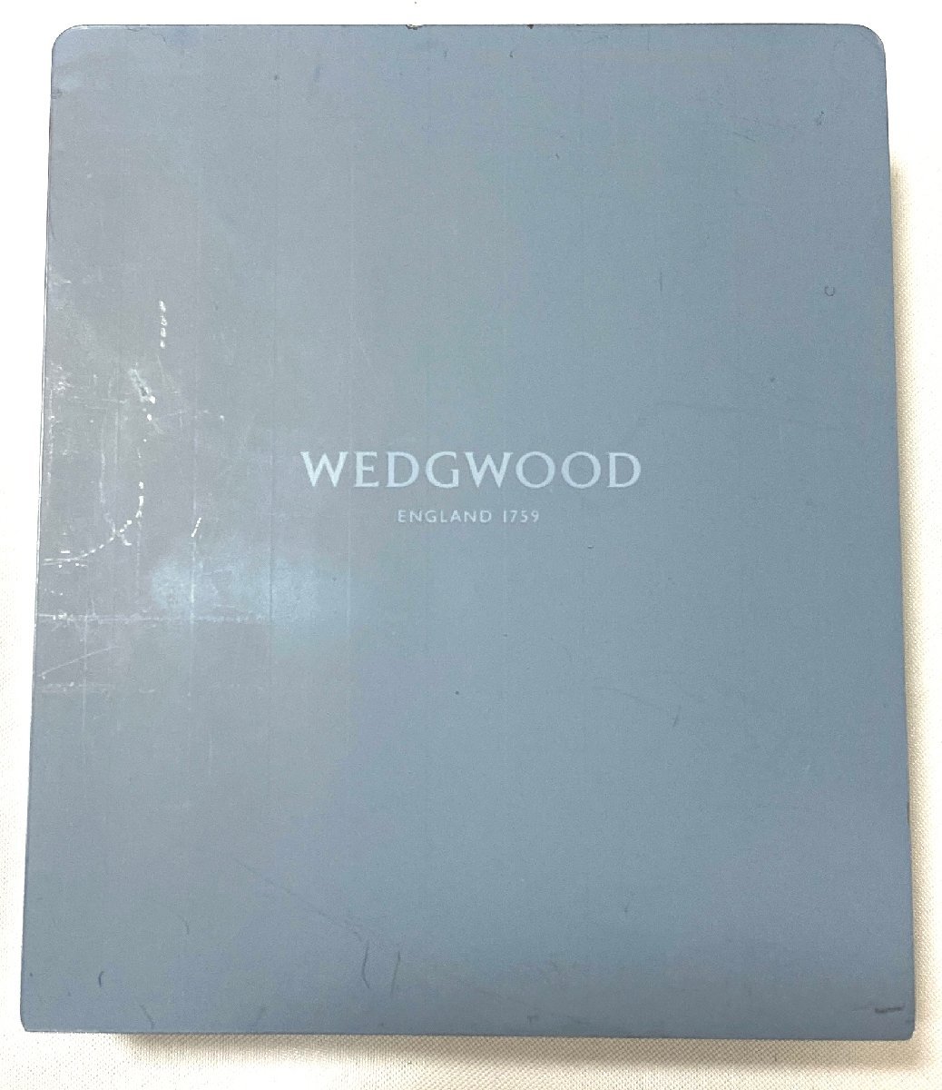 WEDGWOOD ウエッジウッド 置時計 卓上時計 ブルー ストライプ 模様 柄の画像5