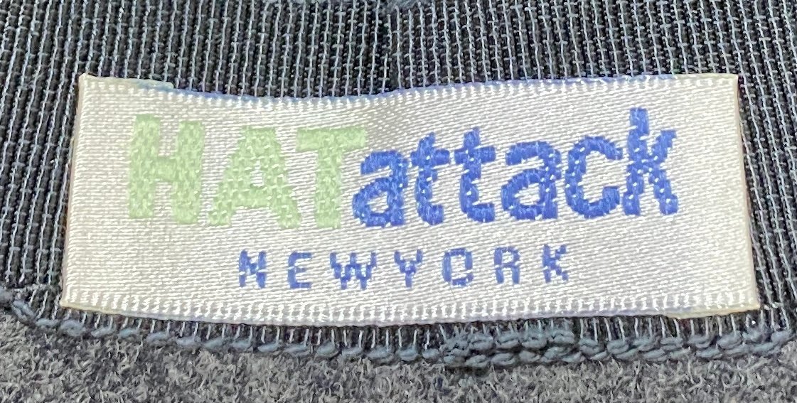 極美品 アメリカ製 米製 HAT attack ハットアタック 帽子 ボルサリーノ グレー 59cm_画像6