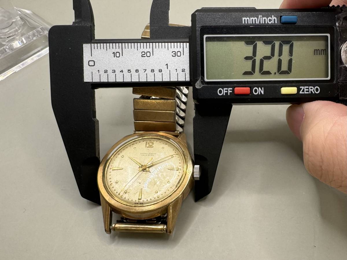 ユリスナルダン ULYSSE NARDIN 手巻き 腕時計 メンズ ウォッチ 不動品 アンティーク ヴィンテージ（15626）_画像5