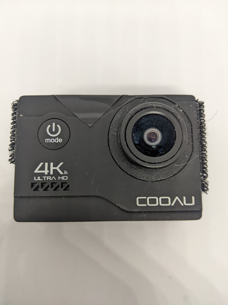 COOAU 4K Ultra HD アクションカメラ 汚れ傷あり 詳細動作未チェック 通電起動確認済_画像1