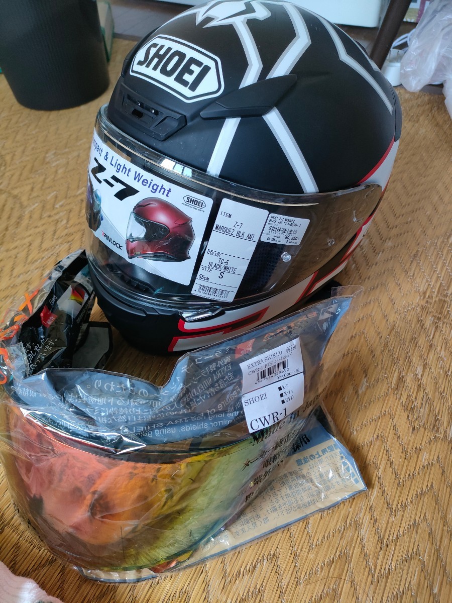 SHOEI z-7 ブラックアント Sサイズ フルフェイスヘルメット マルク