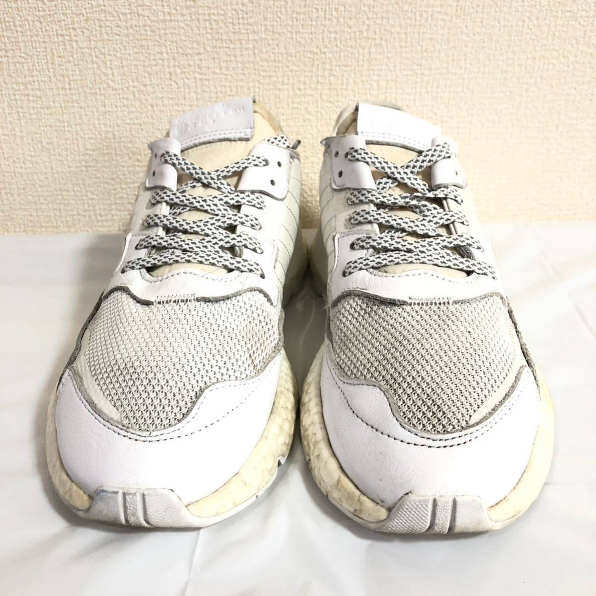 クッション性◎ ★adidas アディダス★ NITE JOGGER ナイト ジョガー BD7676 スニーカー シューズ 靴 ランニング ブースト 26.5cm/187_画像2