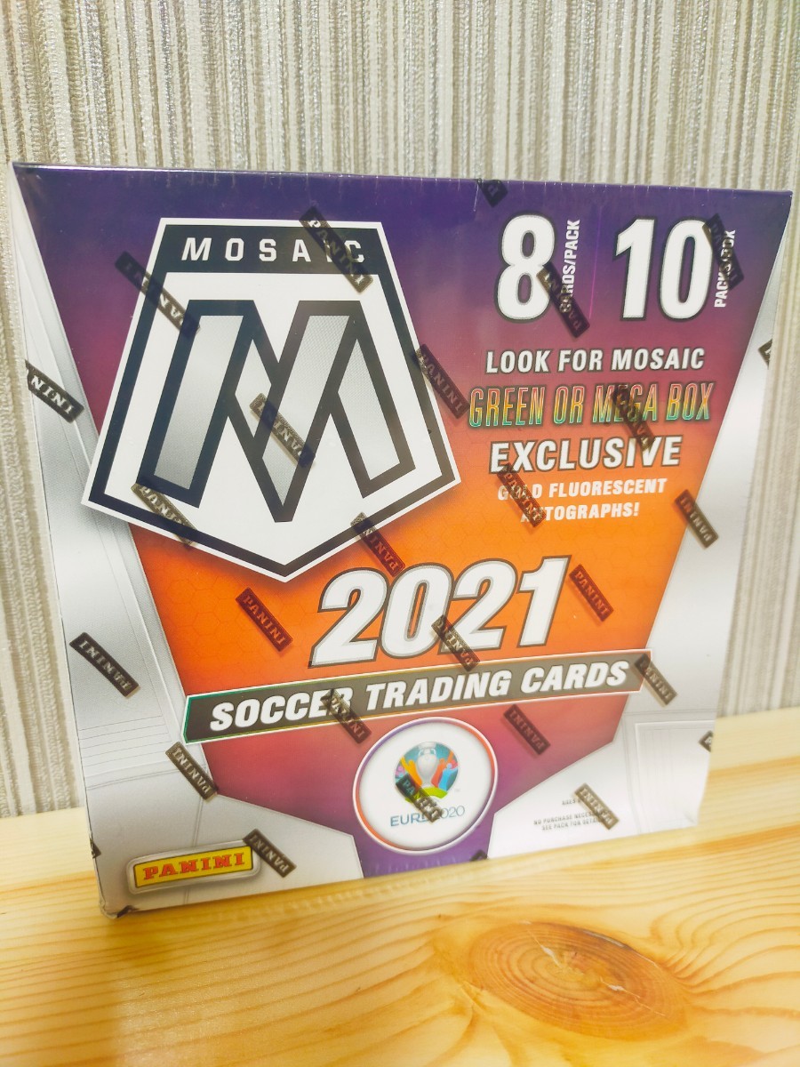 2021 Panini Mosaic Euro Soccer Card Mega Box パニーニ モザイク ユーロ サッカー カード メガボックス_画像1