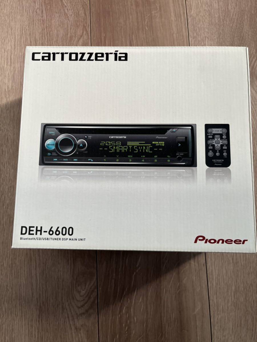 DEH-6600カロッツェリア USB CD Bluetooth デッキ パイオニア carrozzeria _画像1