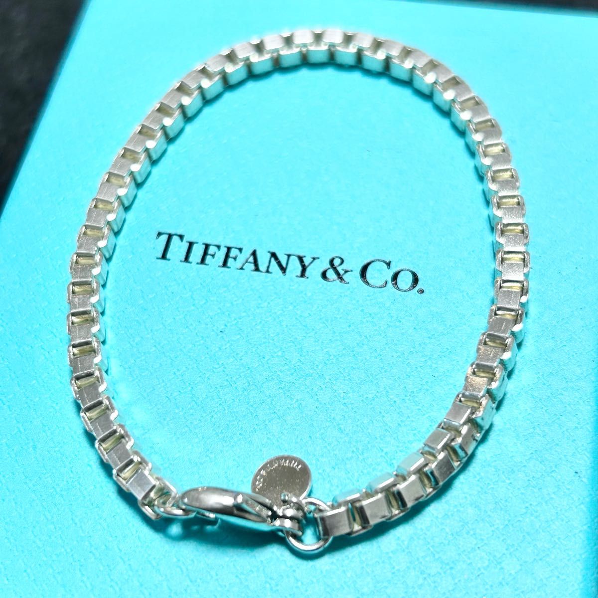 美品 TIFFANY&Co ティファニー ベネチアン ブレスレット シルバー 