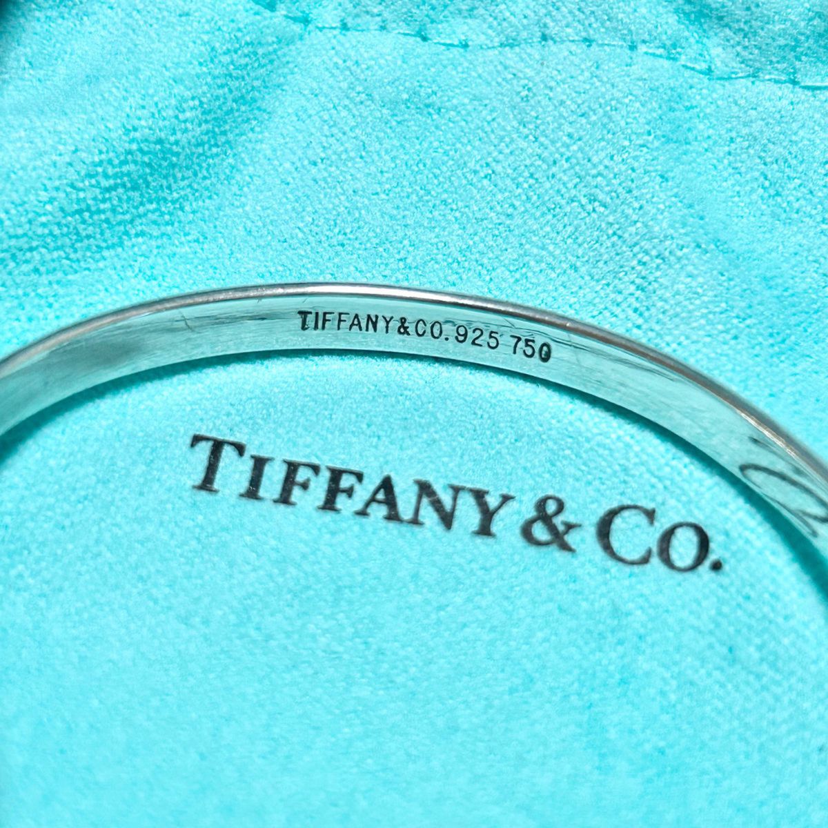 TIFFANY&Co ティファニー ヴィンテージ コンビ バングル ブレスレット