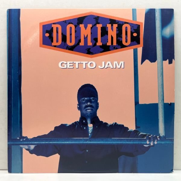 良好!! 12インチ USオリジナル DOMINO Getto Jam ('93 Outburst) DJ BATTLE CAT 33RPM. WEST COAST CLASSIC G-FUNK_画像1
